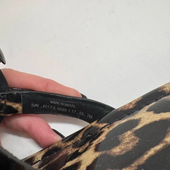 Tory Burch Animal Print Sandals - Picture 3 of 3